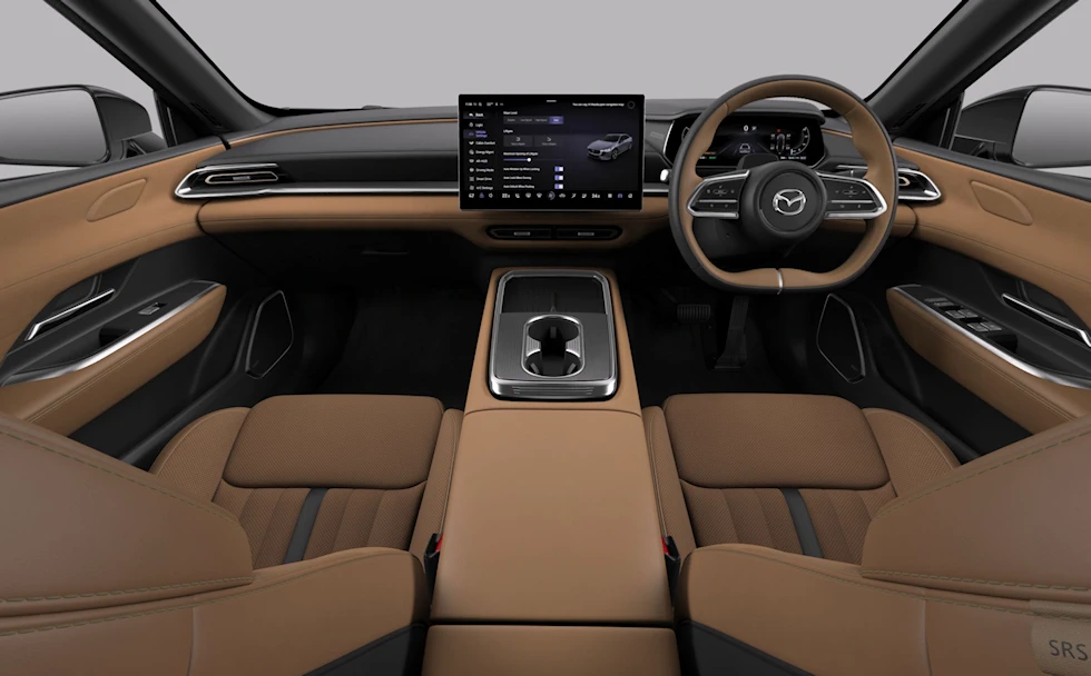 Mazda6e Takumi Plus tan Nappa leather interior