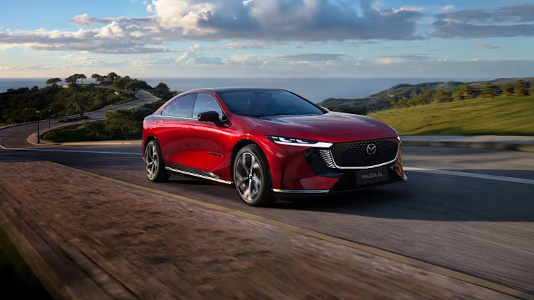 Official image of the all-electric Mazda6e