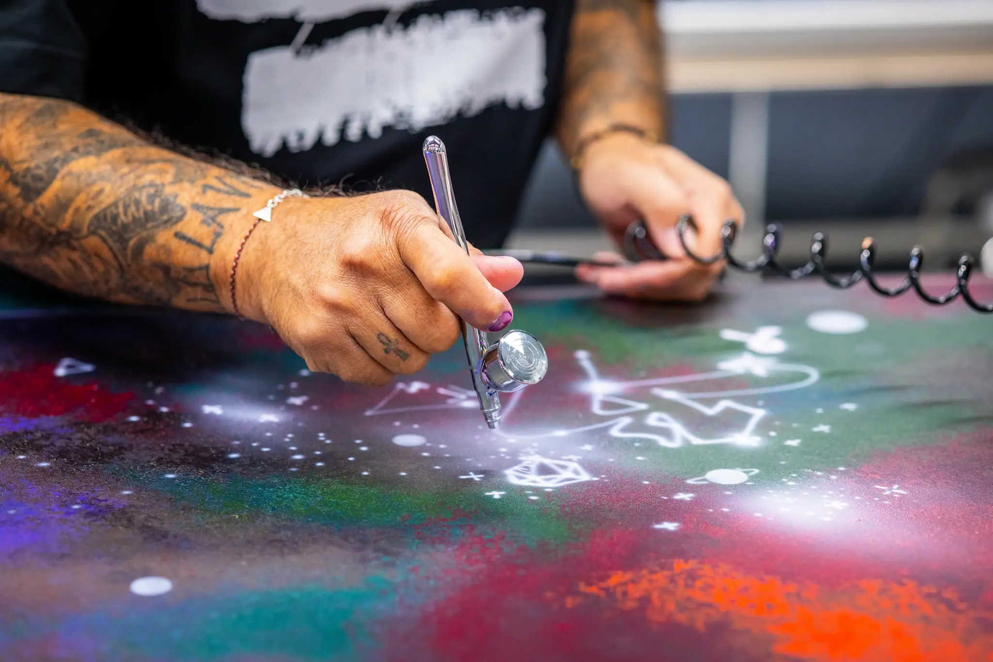 Hand-painted