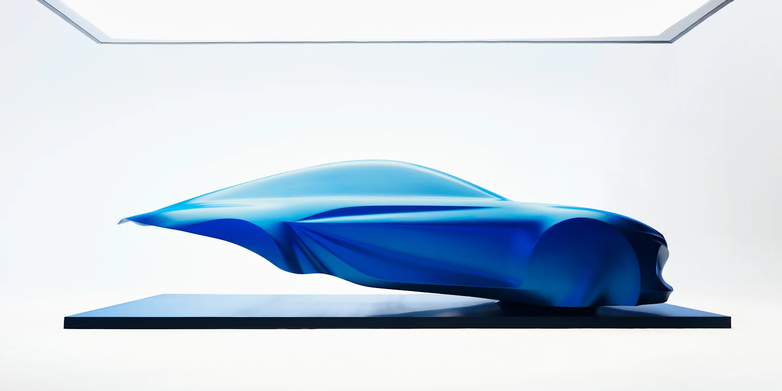 Alpine unveils a sculpture previewing the future A110
