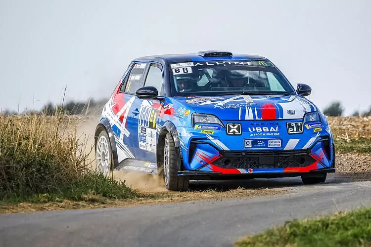 Alpine A290 Rallye in action in the official Regional Trophy photography