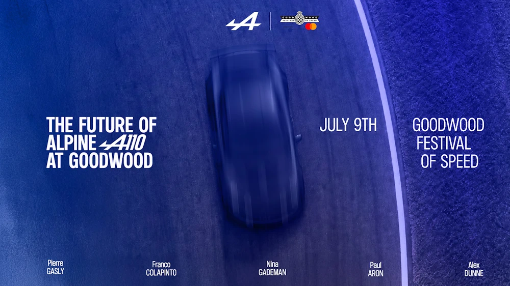Alpine's future takes to the hill at Goodwood Festival of Speed