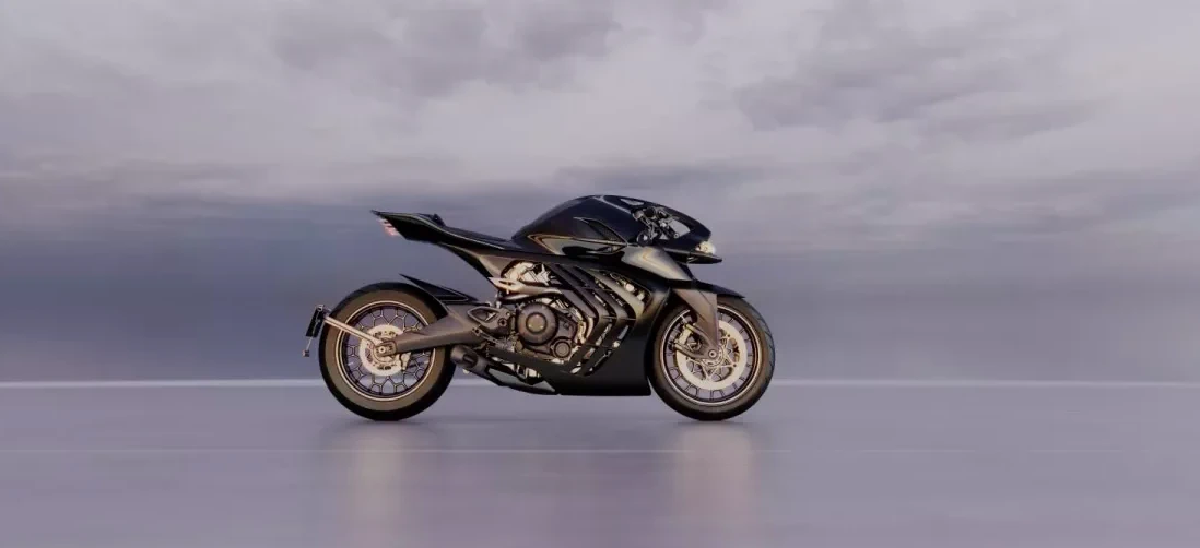 Aston Martin and Brough Superior AMB 002 Roadster in official side-profile photography