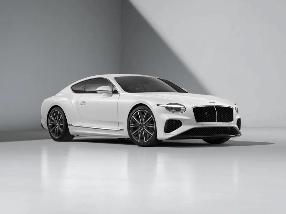 Current Bentley Continental GT in Snow Quartz Pearlescent