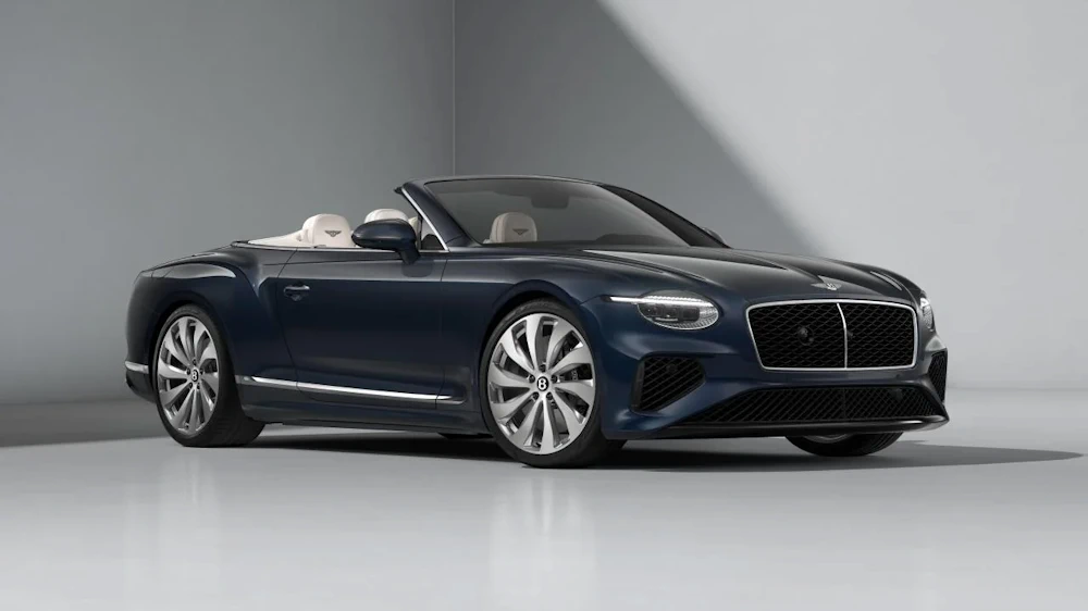 Current Bentley Continental GTC with its roof lowered