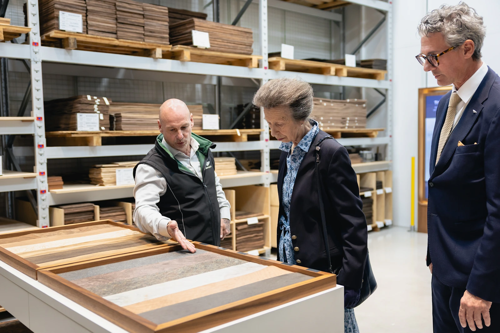 HRH The Princess Royal officially opens Bentley's state-of-the-art Paint Shop