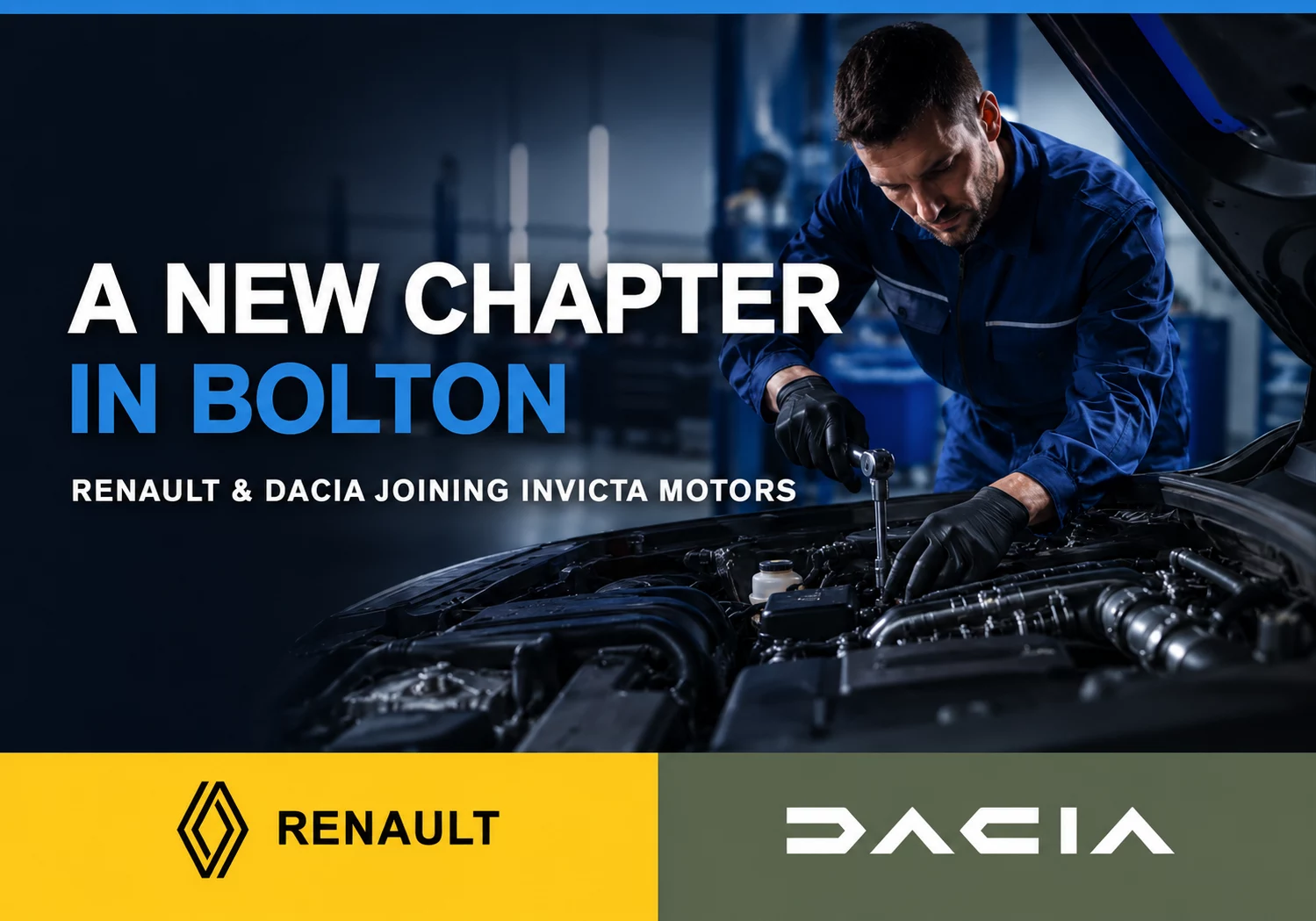 A New Chapter in Bolton – Renault and Dacia joining Invicta Motors