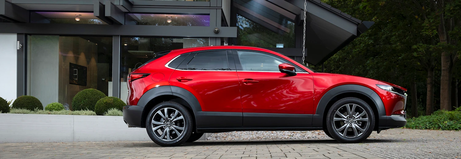 Mazda CX-30 compact SUV viewed from the front