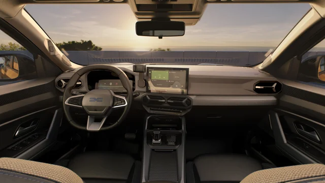 Dacia Bigster dashboard and front cabin