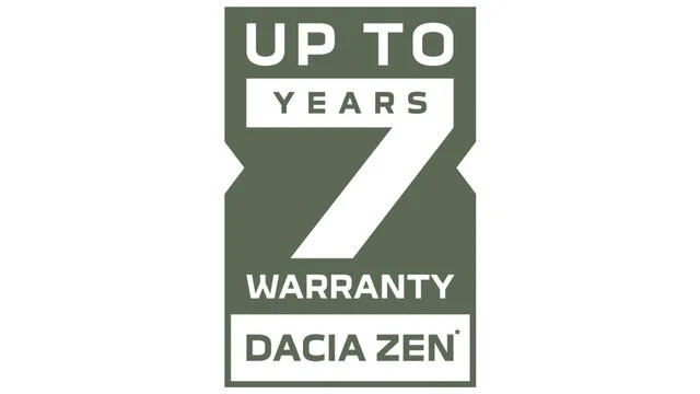 Dacia Zen service-activated warranty logo