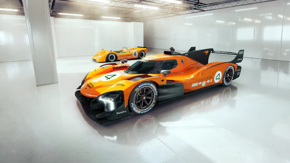 McLaren MCL-HY FIA World Endurance Championship Hypercar and Project: Endurance MCL-HY GTR track car