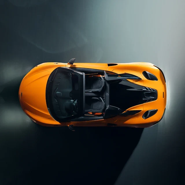 McLaren Artura Spider detail in manufacturer photography