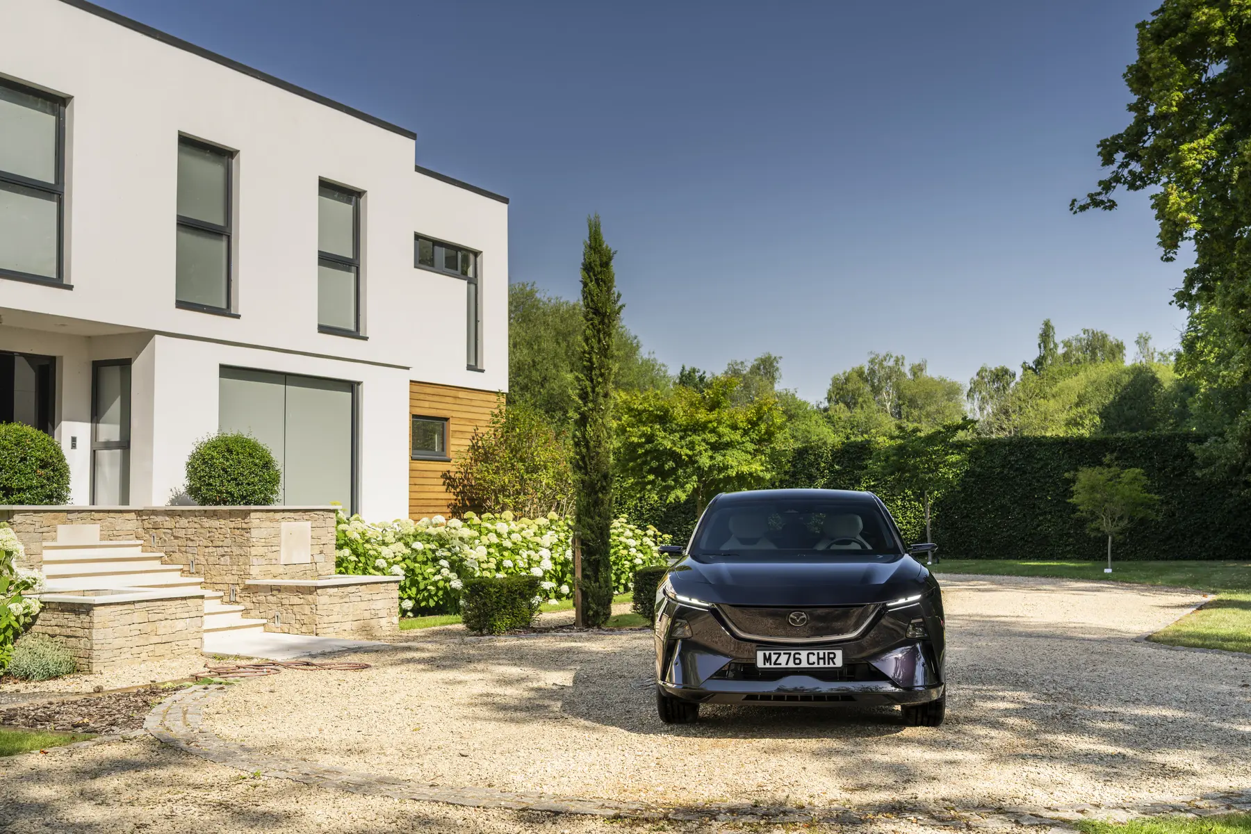 All-new Mazda CX-6e electric SUV in Nightfall Violet