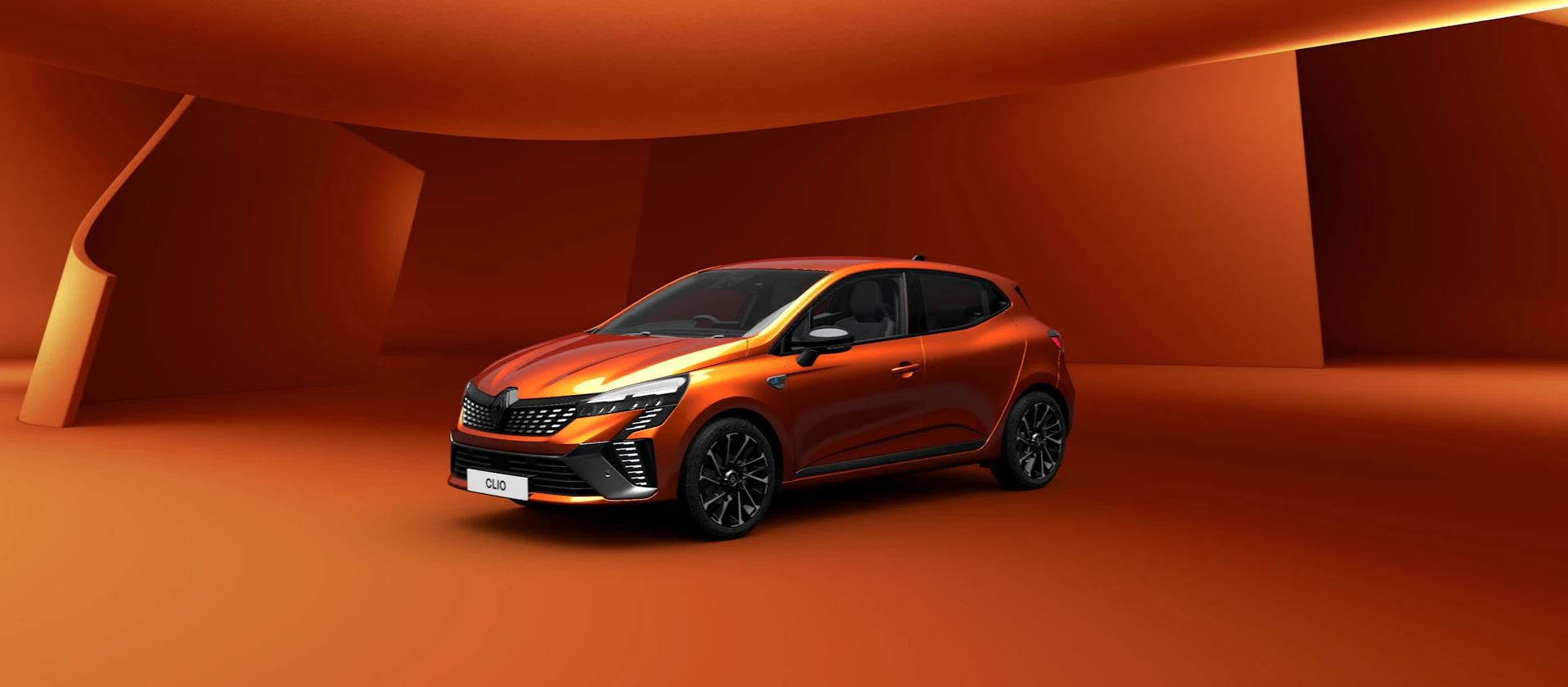 Renault Clio shown in Invicta’s UK model imagery