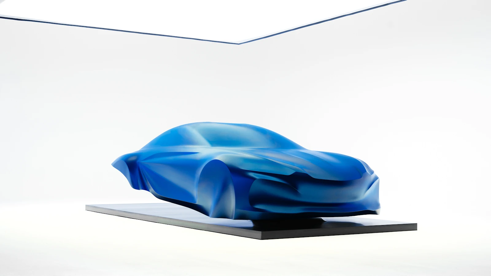 Alpine unveils a sculpture previewing the future A110