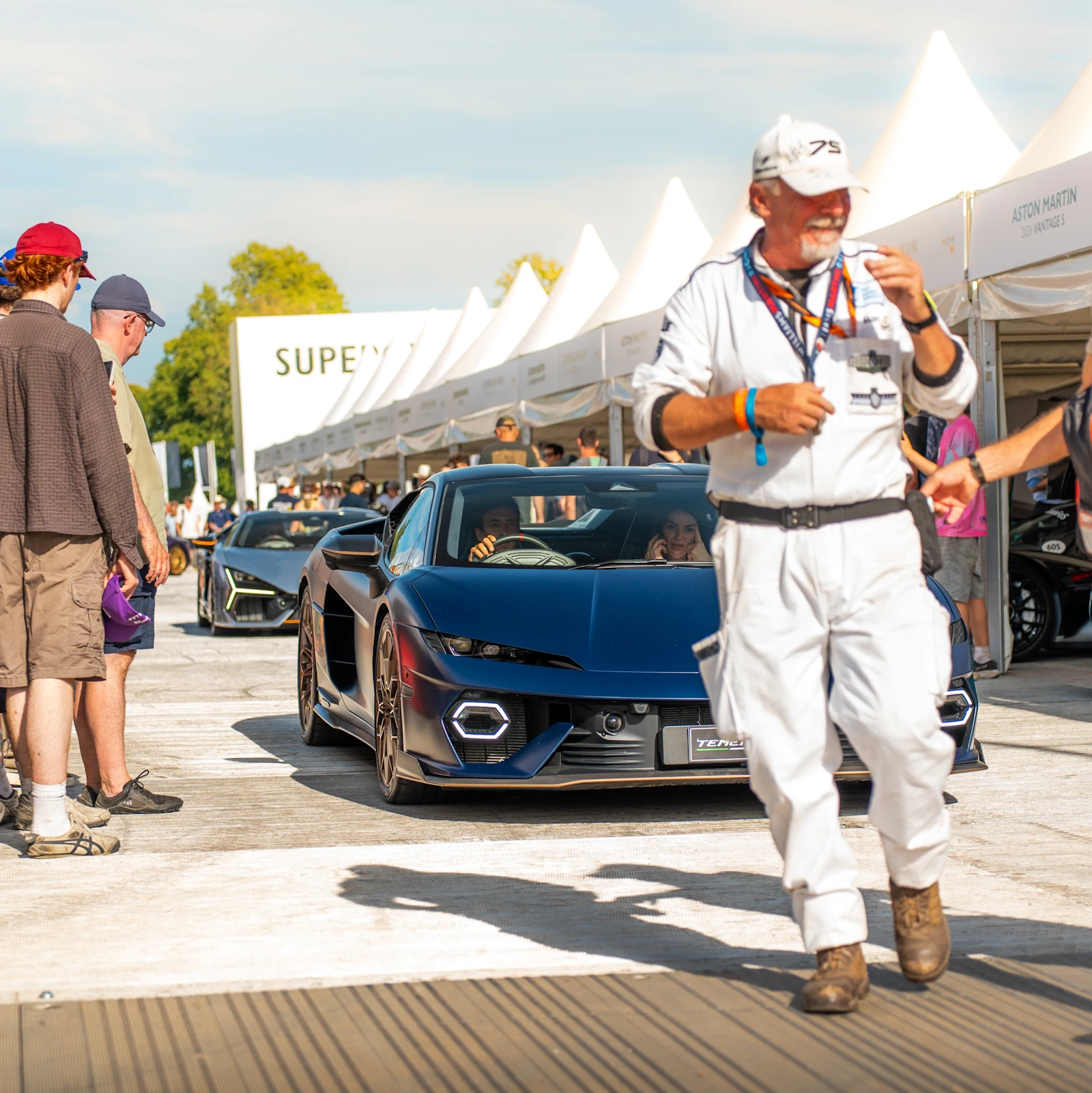 Lamborghini in the Supercar Paddock at Goodwood