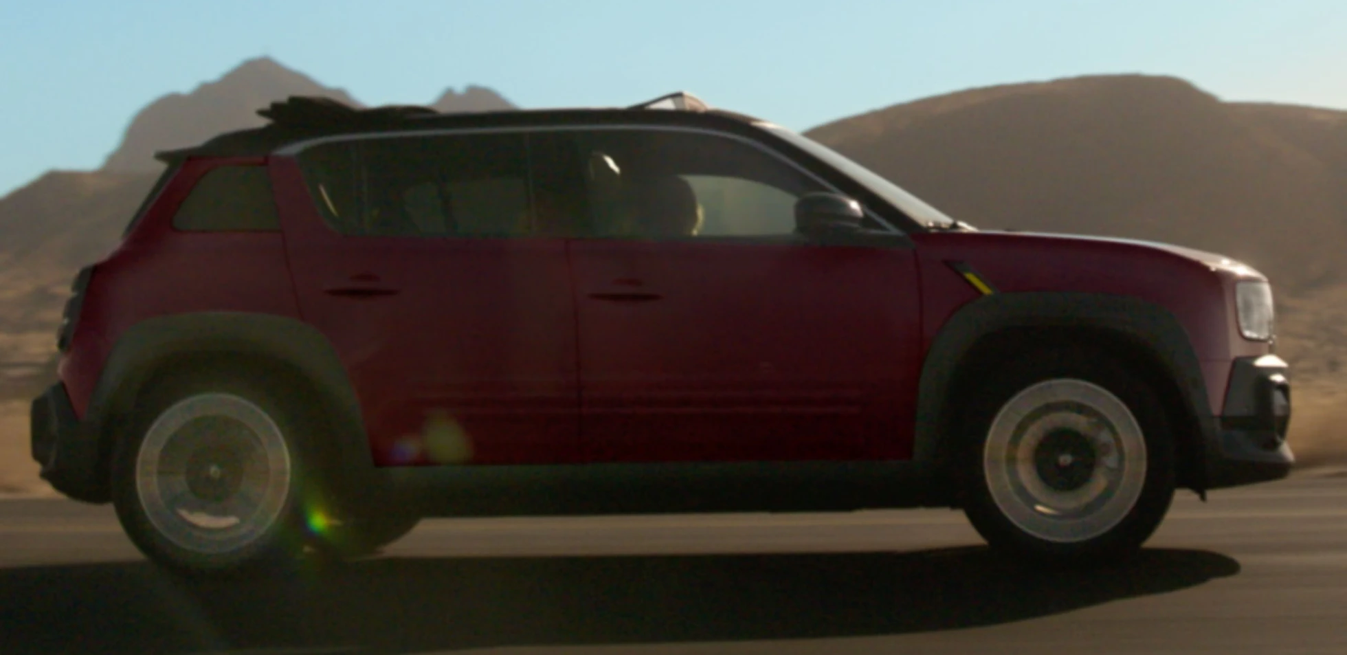 Renault 4 E-Tech electric compact crossover parked outdoors