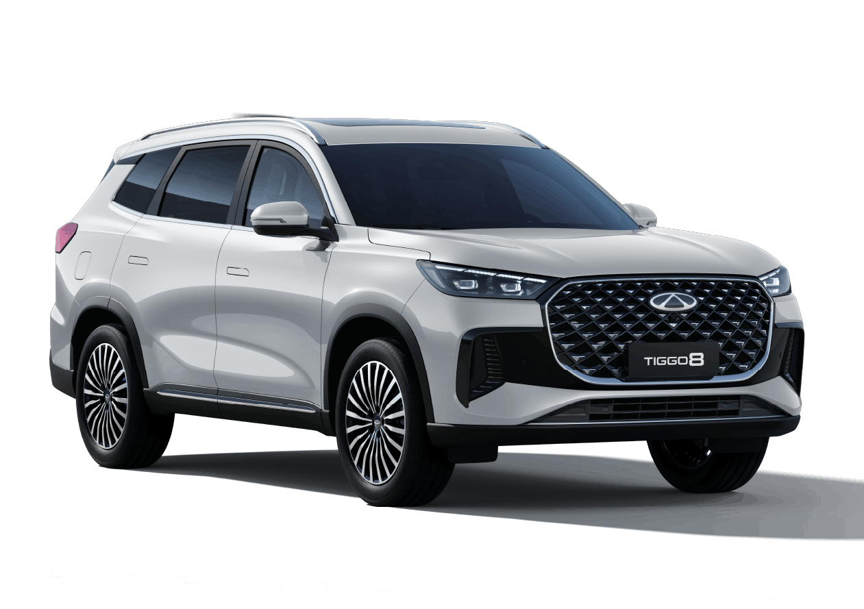 White CHERY TIGGO 8 Super Hybrid seven-seat SUV